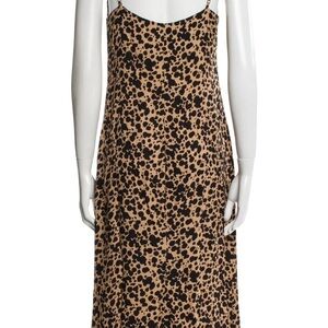Reformation Leopard Print Midi Dress